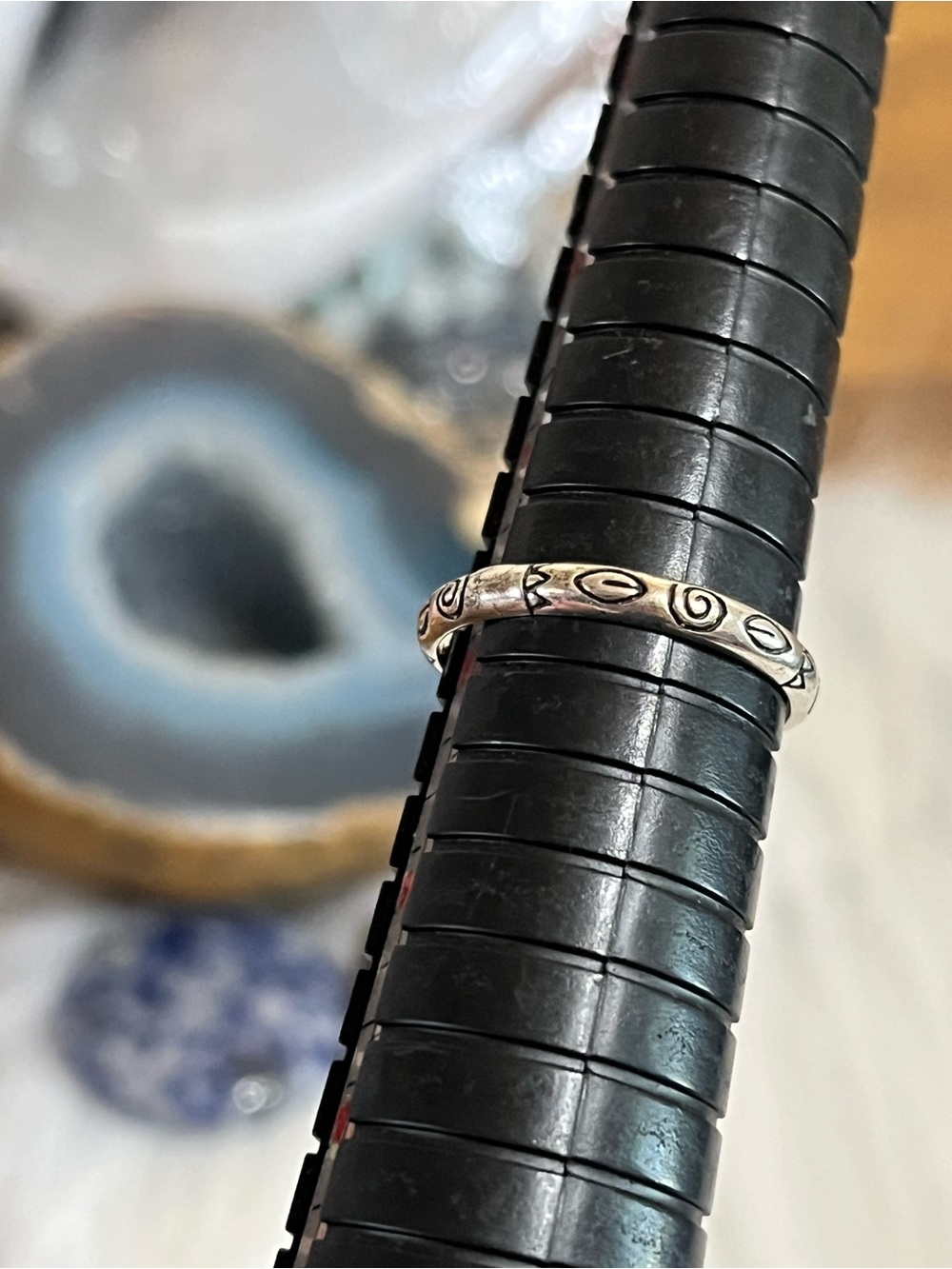 925 Native Design Band - Picture 10 of 10